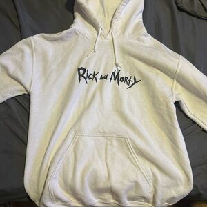 Rick and Morty White Hoodie